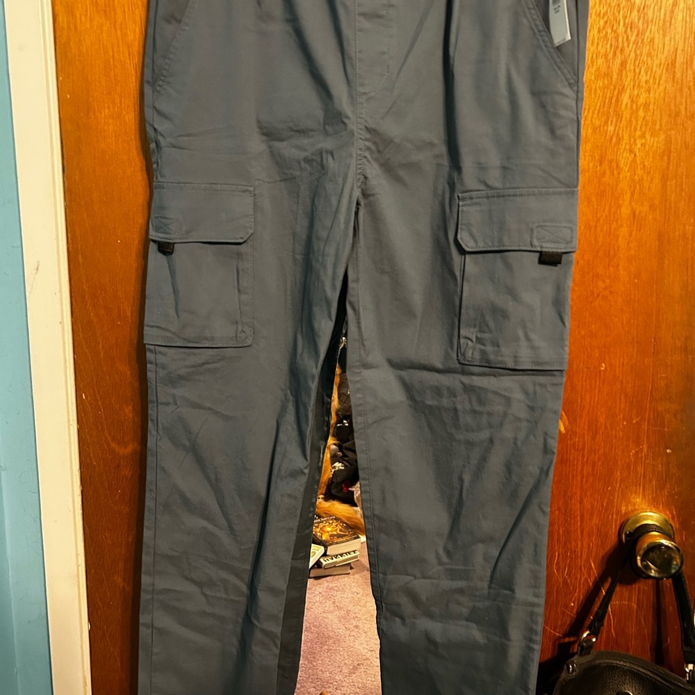 Old Navy Gray Blue Cargo Joggers